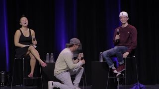 Tom Felton Proposes To Grant Gustin Live Onstage [upl. by Morris725]