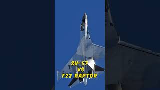 SU57 vs F22  Dogfight Analysis fighterjet f22 su57felon f22raptor [upl. by Eenimod39]