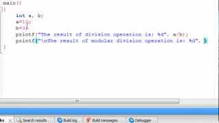 C Programming Tutorial8 Modular Division [upl. by Roberts]