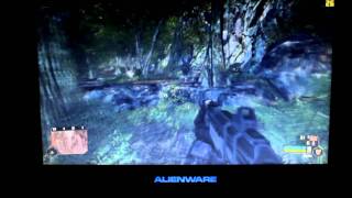 Crysis Warhead on Alienware M11x r1 gpu overclocked high settings [upl. by Raye255]