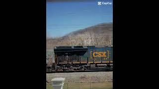 Train edit 3 csxrailroad train ilovetrains csx BampO [upl. by Phiona769]