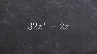 How to factor the GCF and then by difference of two squares [upl. by Lusar372]