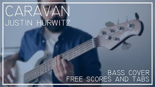 Caravan ▶ FREE BASS SHEET AND TAB ◀ by JMFranch ♫ Whiplash Soundtrack ♫ [upl. by Elyrad]