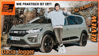 Dacia Jogger im Test 2023 Wie praktisch ist der Familien Van ab 16800€ Fahrbericht  Review [upl. by Acinej]