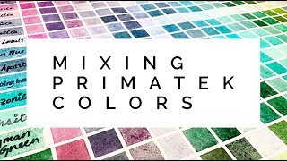 Mixing Primatek Colors with Each Other  Daniel Smith Watercolors [upl. by Notgnirra988]