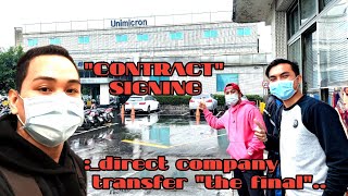 factory worker contract signing UNIMICRON COMPANY HSINCHU BRANCH  unimicron taoyuan  ariz tv 47 [upl. by Manson]