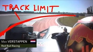 Verstappen OFF TRACKOVERTAKE on Räikkönen USA 2017 with Slow Motion [upl. by Doralia]