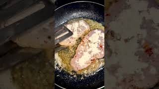 Best way to make garlic butter noodles with chicken steak food cooking healthy recipe reels [upl. by Gian]