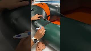 HOW TO REPAIR YOUR ITIWIT PACKRAFT BLADDER  REPARER LE BOUDIN DE VOTRE PACKRAFT ITIWIT [upl. by Neenahs]