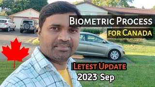 Biometric Process for Canada Visa l Canada Visa 2023 Update canada biometric vfsindia [upl. by Farman]