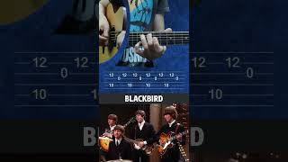 The Beatles – Blackbird  Easy Guitar Tutorial tabs [upl. by Nee322]