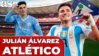 JULIÁN ÁLVAREZ una de los DESEOS de SIMEONE para este ATLETI [upl. by Elsa69]