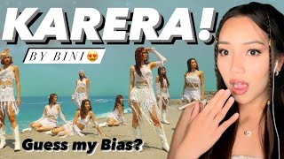 Reacting to BINI  KARERA Official Music Video [upl. by Naxela]