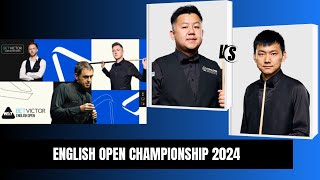 🔴LIVESanderson Lam vs Long Zehuang ENGLISH OPEN SNOOKER CHAMPIONSHIP 2024 score board [upl. by Alger627]