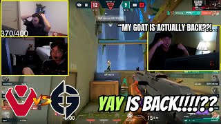 Shanks Crashies and Marved react to YAYs debut in EG [upl. by Assir]