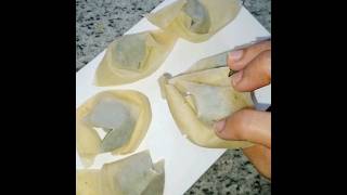 Wonton Folding  Ramazan Special  Happy Smile Cooking wonton wontonrecipe recipe [upl. by Johst]