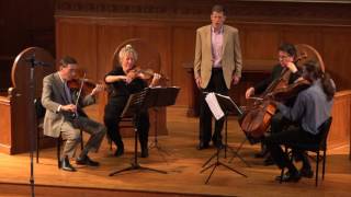 Ives Collective Dover Beach for Voice and String Quarter Samuel Barber [upl. by Zosi]