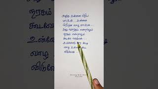 Azhage unna piriya maatan song lyrics [upl. by Nairred]