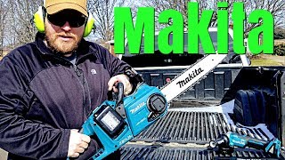 New Makita Chainsaw amp Angle Grinder Review [upl. by Gottwald]