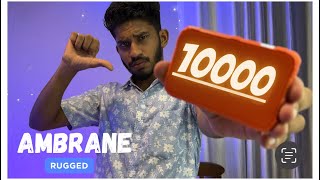 Ambrane 10000mah Power Bank Rugged Unboxing amp first Impressions 😯 [upl. by Ricard]