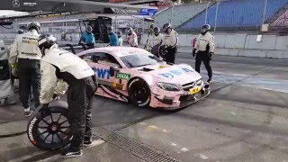 DTM 2016 BoxenstoppÜbung bei Mücke Motorsport [upl. by Grace705]