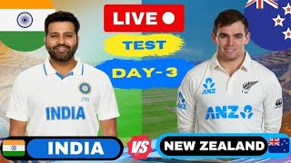 INDIA VS NEWZELAND 3RD TESTDAY 2TEST MATCH [upl. by Eseilenna]