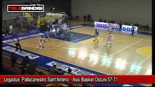 Legadue Pallacanestro SantAntimo  Assi Basket Ostuni 5771 [upl. by Akirahs999]