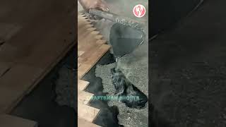 How to glue asphalt floor [upl. by Yebot98]