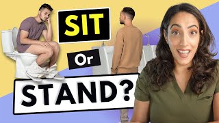 Is Sitting to Pee Actually Good for Your Health Urologist Explains [upl. by Ellivnarg]