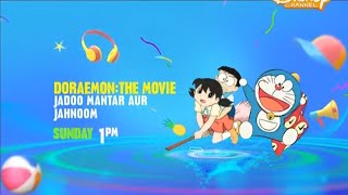 Doraemon The Movie Jadoo Mantar Aur Jahnoom Hindi PROMO  Disney Channel India [upl. by Kerwon]