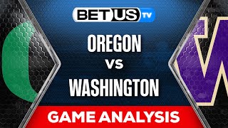 PAC12 Championship Oregon vs Washington  College Football Predictions [upl. by Dace]