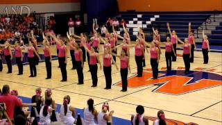 Sept 23 Wakeland HS pep rallydrill team performance [upl. by Elorak13]