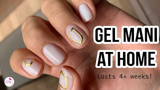 Professional Gel Manicure at Home on Natural Nails  My Secret to 4 Weeks of Wear [upl. by Pournaras]