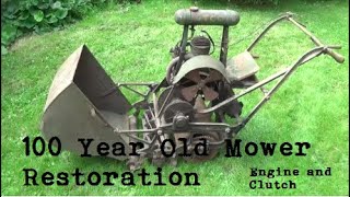 Atco Standard Mower Restoration  Part 1 Engine and Clutch [upl. by Lateh]