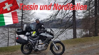 Motorradtour im Tessin und Norditalien Honda XL 700 Transalp [upl. by Adnah]