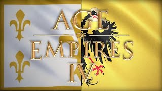 Kiljardi Jeanne dArc vs Beasty Holy Roman Empire  Age of Empires 4 Replay [upl. by Aidin]