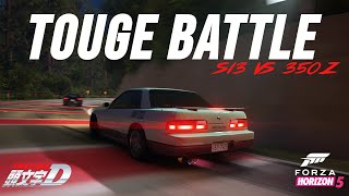 Forza Horizon 5  Touge Battle S13 vs 350Z [upl. by Mcclelland]