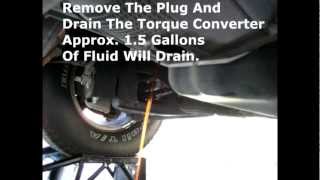 F150 Transmission 4R70W Fluid and Filter Change [upl. by Christel]