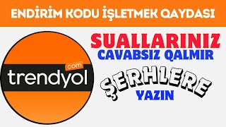 Trendyolda Yaranan Çətinliklər  SUAL  CAVAB [upl. by Hanforrd478]