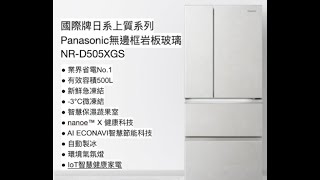 『2024最新款』Panasonic NRD505XGS500公升，國際牌冰箱可以買嗎？ [upl. by Eeralav346]