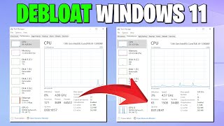 How To Debloat Windows 11 in 2024 ✔️Full Guide [upl. by Berkley]