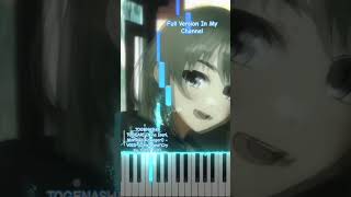 TOGENASHI TOGEARI Nina Iseri Momoka Kawagari  VOID Girls Band Cry Ep 1 OST Full piano anime [upl. by Aerdnaid844]