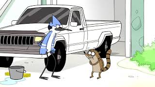 Regular Show  Mordecai And Rigby Staring Competition  Peeps [upl. by Ahsieni824]