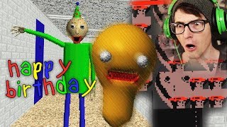 BALDI INVITED SOME GUESTS TO HIS BIRTHDAY PARTY  Baldis Basics Birthday Bash [upl. by Valenba]