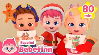 TODAS las Canciones Infantiles para Celebrar la Navidad🎄🎅  Bebefinn en español [upl. by Orlando]