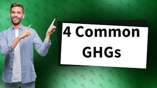 What are the 4 most common GHG [upl. by Hujsak]