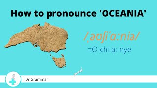 Comment prononcer OCÉANIE en anglais  How to pronounce OCEANIA in English [upl. by Ruscio]