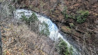 Canajoharie Falls Wintergreen Park Senic Trail New York [upl. by Sherrill368]