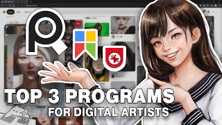 Top 3 Free Programs for Digital Artist that can Be Helpful but maybe not oo [upl. by Itida]