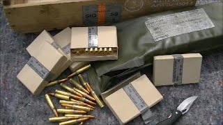 Unboxing Austrian Hirtenberger 762x51 Ammo [upl. by Atteram828]